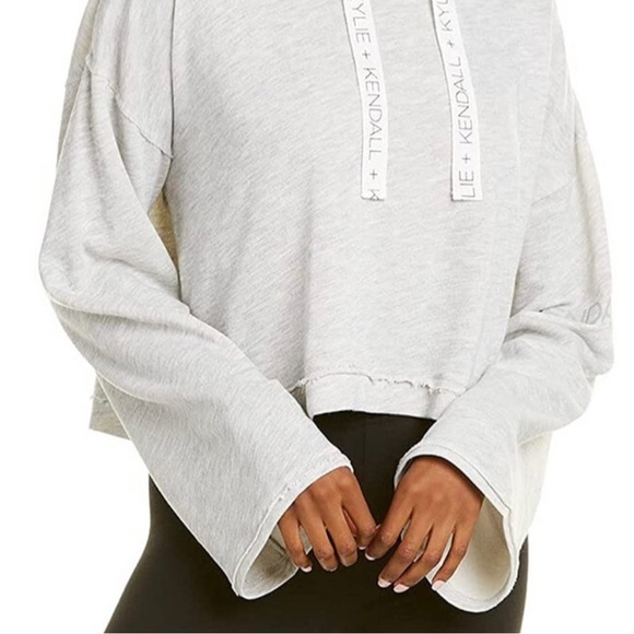 KENDALL & KYLIE light grey oversized hoodie, approx size L/XL - Picture 2 of 13